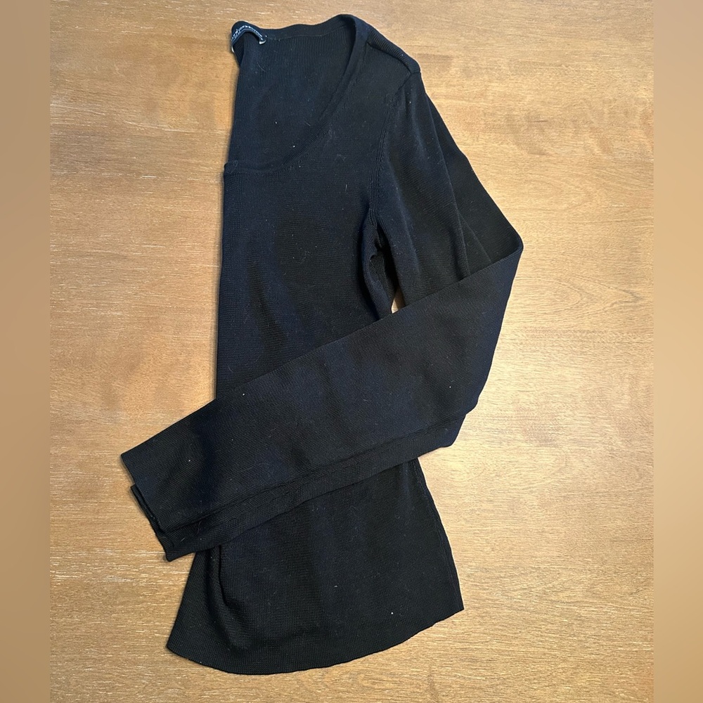 Peruvian Connection Black Pima Cotton Top - Picture 3 of 4